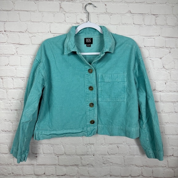 BDG Urban Outfitters Corduroy Cropped oversized jacket, sz‎ XS, GUC - Picture 1 of 6